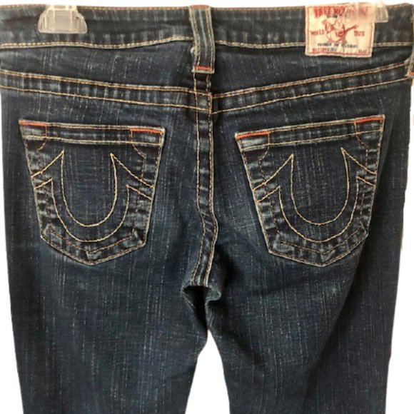 True Religion Gina Mini Bootcut Jeans - Medium Wash - 28 - Picture 6 of 12